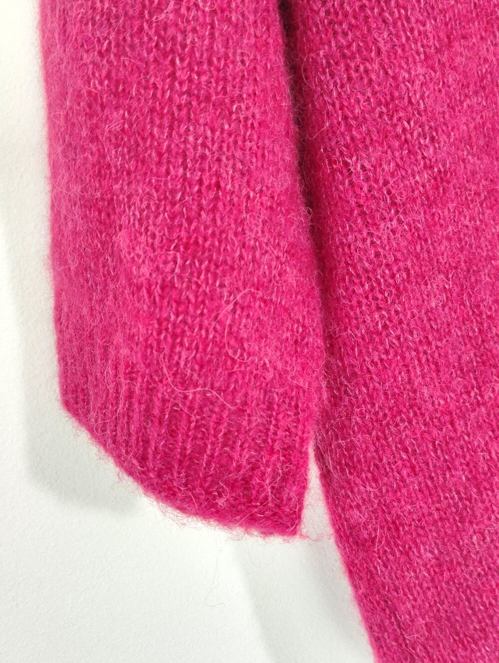 Wrap London Alpaca Blend V-Neck Knit Sweater 2 - Picture 3 of 6